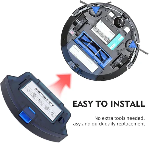 Miniatura 5 de Caja de basura compatible con Eufy RoboVac 11S, 15C, 30, 30C, 35C, 25C, 12, 15T, 35C, G30 Robot Aspirador – Recolección de residuos, accesorios
