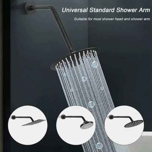 Miniatura 6 de Brazo extensor de cabezal de ducha, salida de agua del extensor de ducha - Baja el existente, extensión de tubo de ducha para baño, hecho de metal