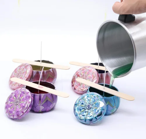 Miniatura 6 de Aroparc Olla para hacer velas de 101 onzas, olla de fusión de cera, jarra de vertido sin goteo para hacer velas