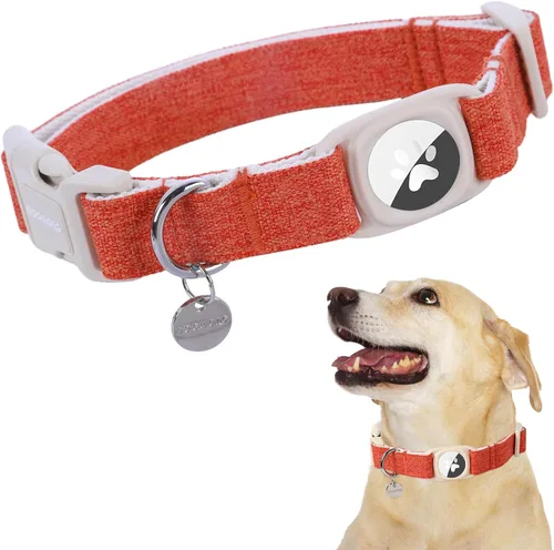 Miniatura 14 de DOGWONG Collar para perro de San Valentín, collar ajustable de algodón con corazón de caramelo azul, perfecto para perros pequeños a medianos