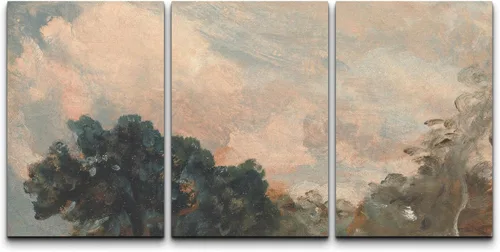 Miniatura 36 de NWT Juego de Arte de Pared de Lienzo Enmarcado Bosque Blanco y Negro Reflejo de Lago Paisaje Naturaleza Vida Silvestre Arte de Fotografía Rústico