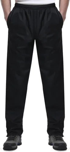 iCreek Pantalones de lluvia para hombre, impermeables, resistentes al viento, ligeros, para senderismo, trabajo, lluvia, al aire libre, para golf,