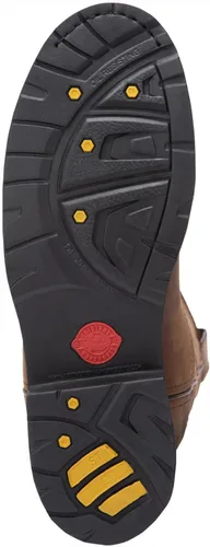 Miniatura 7 de Justin Wyoming - Botas de trabajo impermeables para hombre, puntera de acero, color marrón, 14 EE EE. UU