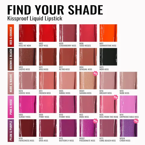 Miniatura 6 de Oulac Lápiz labial rojo líquido mate para mujer, lápiz labial de larga duración, impermeable, sin transferencia, fórmula cremosa de alta 【M08 1000