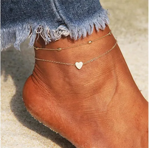 Miniatura 5 de Fesciory - Tobillera ajustable de aleación de oro, joyería de regalo, para mujer