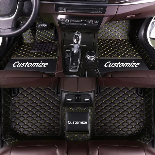 Miniatura 32 de Alfombrillas personalizadas para el piso del automóvil para el 96 % de los modelos de automóviles de lujo, impermeables, antideslizantes, cobertura