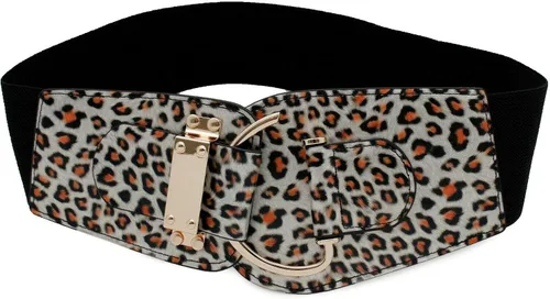 Miniatura 122 de TFJ - Cinturón ancho de moda para mujer, cintura alta, hebilla de gancho de metal dorado, talla XS, S, M, L, XL