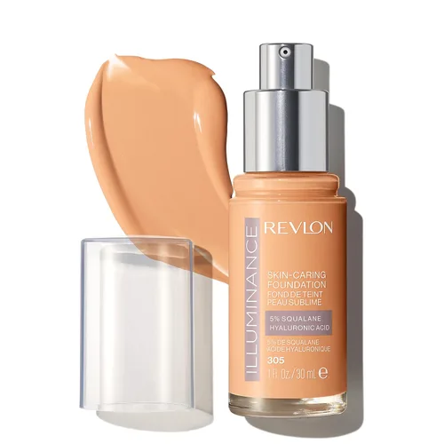 Miniatura 17 de Revlon Illuminance - Base líquida para el cuidado de la piel, ácido hialurónico, fórmula hidratante y nutritiva con cobertura media, bronceado claro