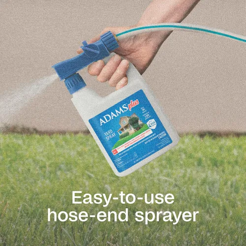 Miniatura 4 de ADAMS Plus Rociador para Patio, Mata Pulgas, Garrapatas, Mosquitos, Hormigas y Muchos Otros Insectos Molestos en Áreas Exteriores, Trata Hasta 5,000