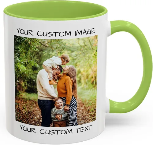 Miniatura 14 de Taza de café personalizada – Taza de cerámica personalizada con foto, texto o logotipo Taza de té personalizada con foto o mensaje Idea