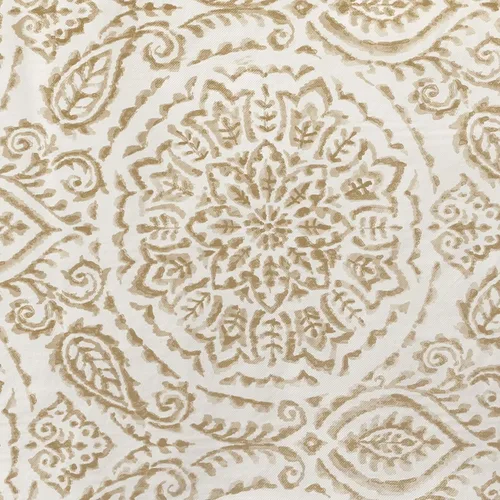 Miniatura 4 de Elrene Home Fashions Savannah - Mantel de vinilo bohemio con estampado paisley, resistente al agua y a las manchas con reverso de franela, 60 x 84
