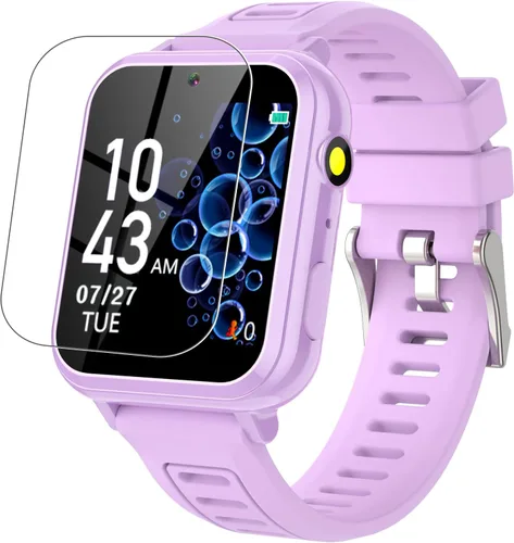 Miniatura 12 de Reloj inteligente Wiszodet para niños - Reloj inteligente para niñas y niños, regalos para niños de 4 a 12 años con 24 juegos, cámara, video