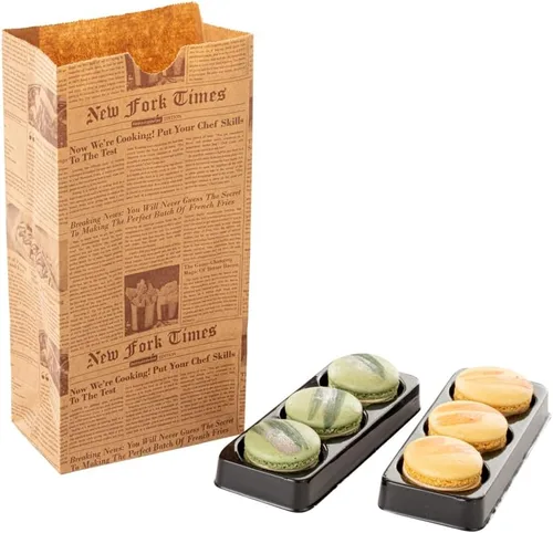 Miniatura 49 de Restaurantware Bag Tek - Bolsas de papel de 2 libras, 100 bolsas de almuerzo desechables, pequeñas para almuerzos, sándwiches y aperitivos, bolsas
