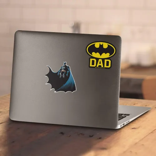 Miniatura 5 de Popfunk Camiseta clásica de Batman Dad by Day para el día del padre y calcomanías