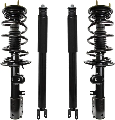 Miniatura 102 de Detroit Axle - Amortiguadores de puntales para Nissan Sentra 2007-2012 [Base S SL SR] Puntales delanteros completos con amortiguadores traseros