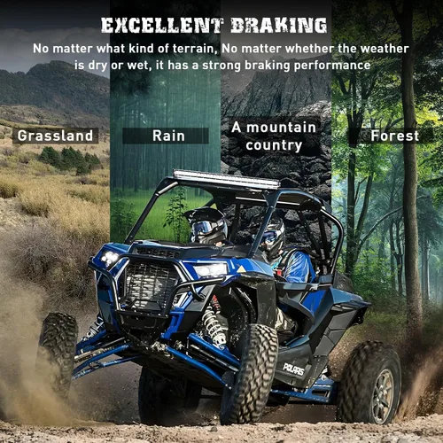Miniatura 6 de Pastillas de freno delanteras y traseras para Polaris RZR 800 2008-2014 RZR S 800 RZR 800S 2009-2014 RZR 570 2012-2015