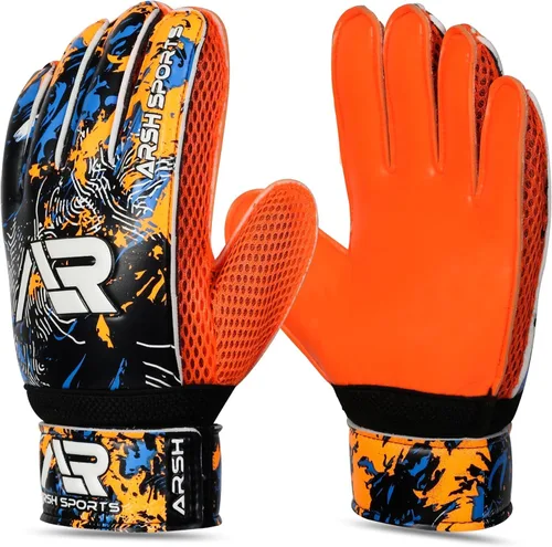 Miniatura 11 de Guantes de portero de fútbol, guantes de portero de fútbol para niños, jóvenes y adultos con fuerte agarre, protección para los dedos de 4mm