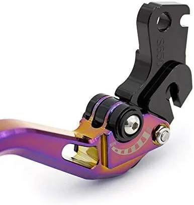Miniatura 6 de FXCNC Palancas de embrague de freno ajustables 3D compatibles con VERSYS 1000 12-14, ZX636R/ZX6RR/ZX6RR 00-04, ZX10R 04-05, ZX9R 00-03, Z1000 03-06
