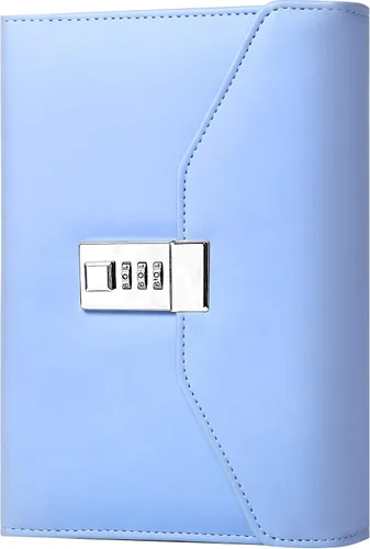 Diario CAGIE con cerradura para mujeres, regalos de diario de privacidad de envoltura completa para niñas, cuaderno de línea gruesa de 224 páginas