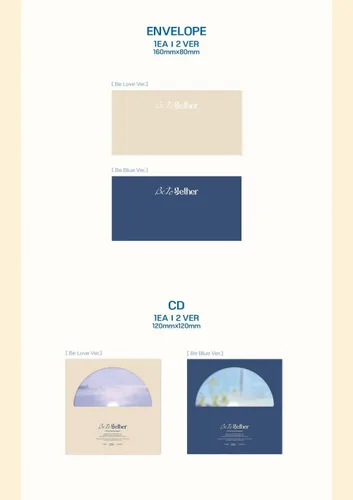 Miniatura 8 de DREAMUS BTOB - Be Together [Be Love ver.] (3er álbum) Álbum+Beneficios limitados de pre-orden+CulturaRegalo coreano