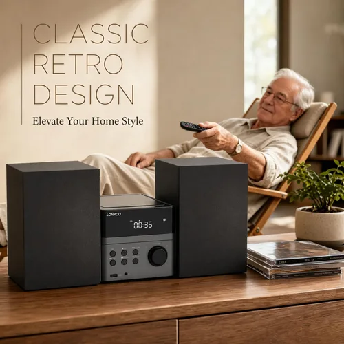 Miniatura 2 de Home CD Stereo Shelf System, 30W Micro HiFi System