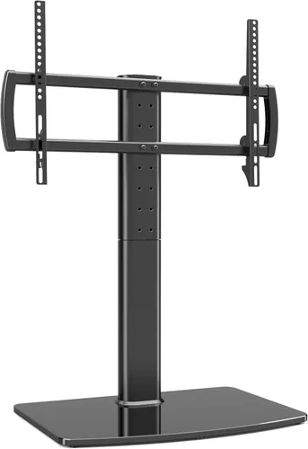 Soporte/Base Universal Giratorio para TV de Mesa para Televisores de 40 a 86 pulgadas, Giro de 110 Grados, Altura Ajustable de 5 Niveles, Base de