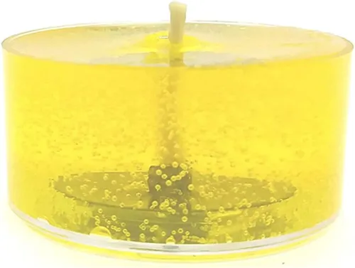 Paquete de 24 unidades de aceite mineral amarillo sin perfume a base de hasta 8 horas de velas de té para eventos especiales en el hogar y más por