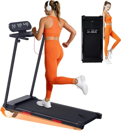 Walking Pad Treadmill with Incline, 2026 Upgrade Portable Treadmill with Handles for Home Small, 3.5HP Small Walking Pad with Handle Bar,
