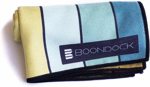 Miniatura 6 de Boondock Co Toalla de mano de microfibra de alta calidad para gimnasio, yoga, viajes, entrenamiento, mochileros, playa, tela altamente Ártico