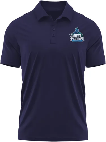 Miniatura 83 de Camisa polo deportiva oficial de la NCAA Collegiate para hombre, colección con logotipo en el pecho izquierdo