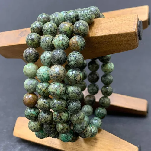 Miniatura 133 de Gem Avenue Handmade Round Bead Stretch Bracelet Unisex Natural Stone Beaded Jewelry for Men & Women, Elastic Wristband for Daily Wear
