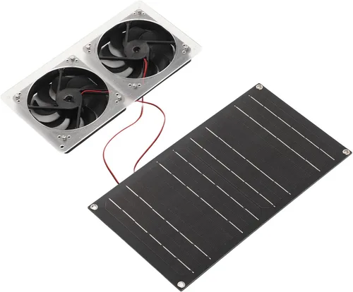 Miniatura 5 de Ventilador del generador solar, extractor de aire accionado solar compacto de 5 V para RV