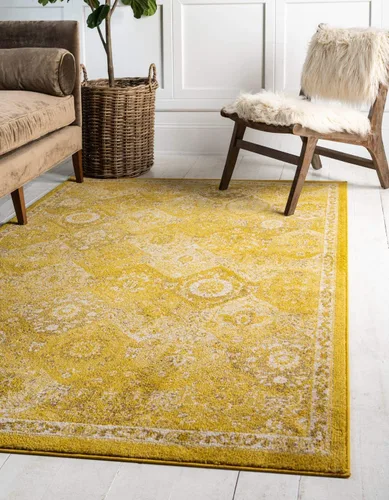 Miniatura 26 de Unique Loom Penrose Collection - Alfombra de área - Blake (2' 2" x 3' 1" Rectángulo, Verde/Beige)