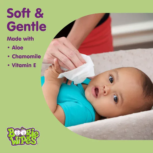Miniatura 3 de Boogie Toallitas suaves para la nariz con solución salina, 45 unidades, aroma a lavanda, hipoalergénicas y sin alcohol, alivio de alergias, hechas