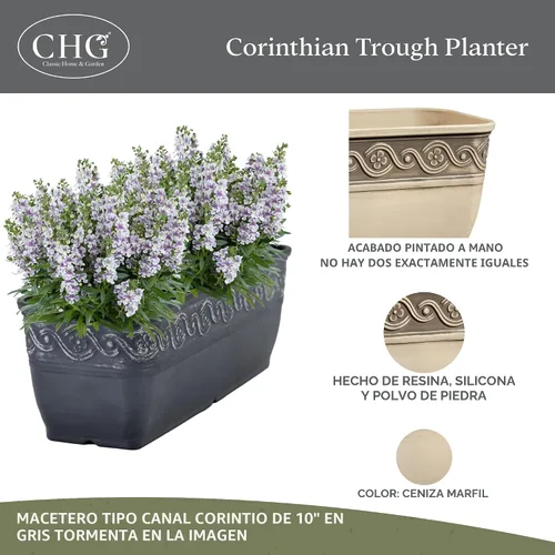 Miniatura 2 de Classic Home and Garden - Maceta redonda Corinthian