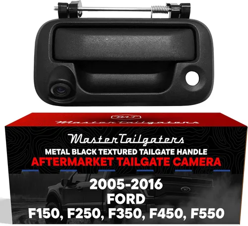 Miniatura 10 de Master Tailgaters Mango negro para puerta trasera con cámara de respaldo de repuesto para Ford F150 F250 F350 F450 F550 (2005-2016) IP68