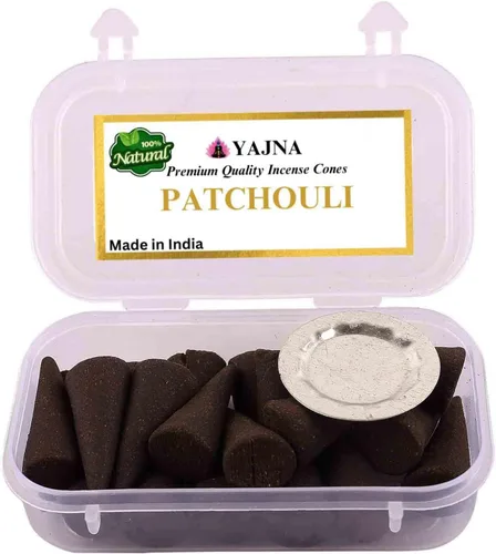 Miniatura 12 de Yajna Conos de incienso de olíbano y mirra 100% naturales hechos a mano sumergidos a mano orgánicos sin productos químicos para purificación