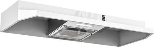 Miniatura 11 de FIREGAS Campana extractora negra de 24 pulgadas, 300 CFM con conductos/sin conductos convertible bajo gabinete, campana de cocina en acero Acero