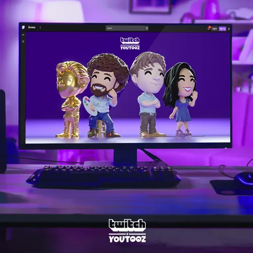 Miniatura 7 de Youtooz Kappa - Figura de vinilo de 4.8 pulgadas, con licencia oficial de Twitch Emote, colaboración coleccionable de Twitch, por Youtooz Twitch