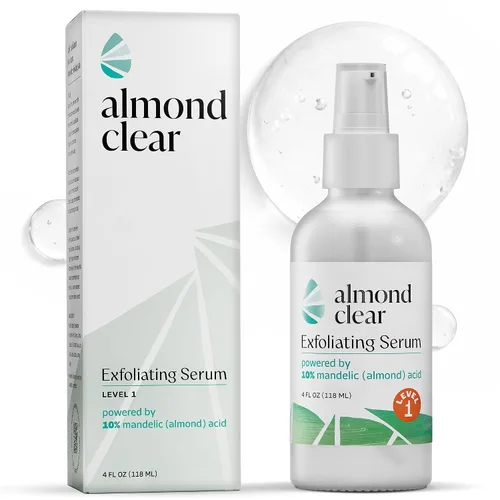 Miniatura 10 de Suero limpiador facial y corporal con ácido mandélico almendra, nivel 1 para acné, foliculitis, piel envejecida, pelos encarnados, manchas oscuras