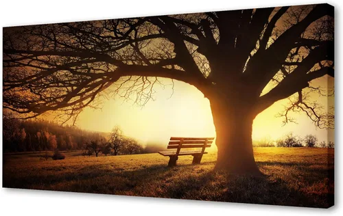 Miniatura 13 de Muolunna BK03969 - Lienzo decorativo para pared, diseño de cascadas de bosque rojo, 1 pieza, árbol de paisaje moderno para sala de estar