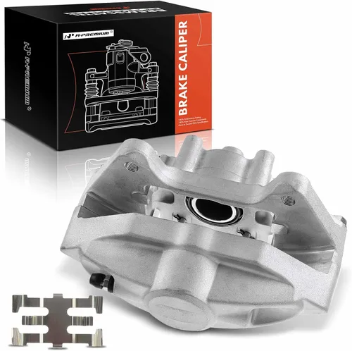 A-Premium Conjunto de pinza de freno de disco compatible con modelos Nissan e Infiniti - 370Z 2009-2019, FX50 2009-2013, G37 2008-2013, M37/M56