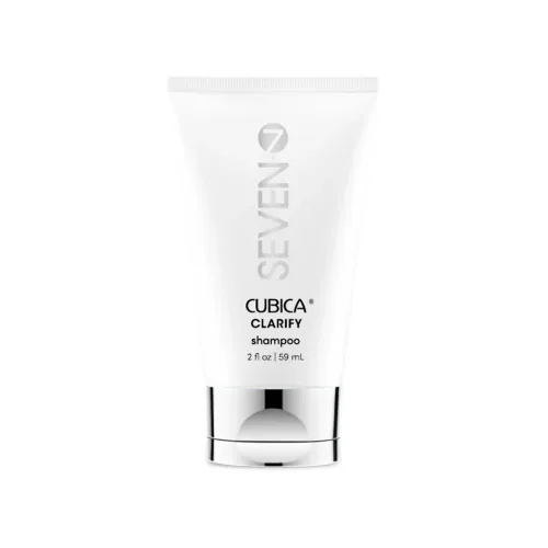 SEVEN Champú clarificante Cubica para el cuidado del cabello para mujeres y hombres, desintoxica y minimiza el cuero cabelludo seco + acumulación