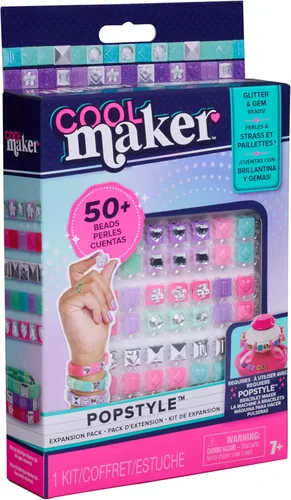 Miniatura 9 de Cool Maker, PopStyle - Paquete de expansión para hacer pulseras, más de 50 cuentas de gemas, hace 3 (el embalaje puede variar), juguetes para niños