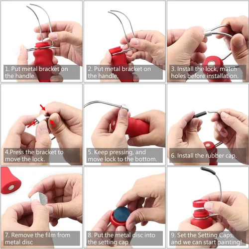 Miniatura 7 de Jucoci Mango de pintura (rojo)