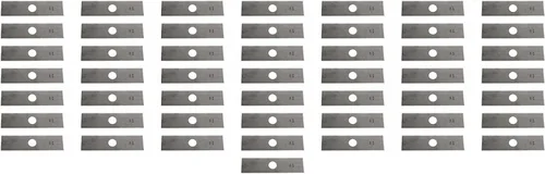 Miniatura 10 de Peach Country Cuchilla de bordeadora de 2 pulgadas de ancho x 8 pulgadas de largo x 0.120 pulgadas de grosor con orificio central de 1 pulgada