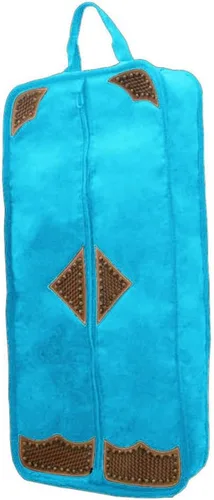 Miniatura 10 de Tahoe Premium Durango Western Halter, bolsa de transporte y almacenamiento - Construcción acolchada impermeable de tres capas con agarre de mano