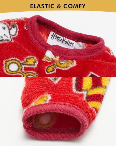 Miniatura 3 de Harry Potter Pijama de forro polar de felpa de manga larga para bebé niña, estampado de ropa para bebé niña