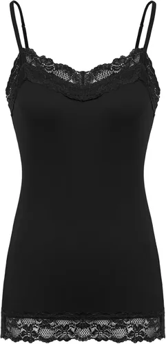 Miniatura 6 de Kate Kasin Camiseta sin mangas con tirantes delgados ajustables para mujer
