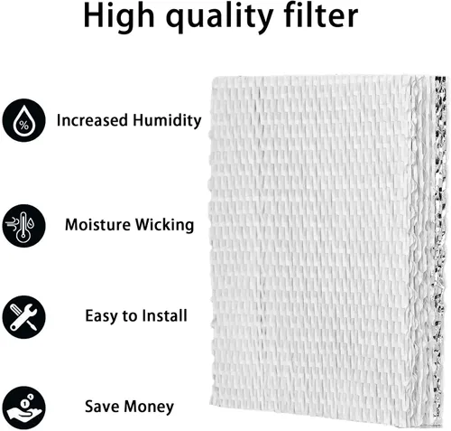 Miniatura 4 de HIFROM Paquete de 2 filtros de panel de agua A1 10 filtros de repuesto para humidificador compatibles con 10 paneles de agua, humidificadores